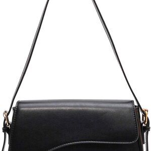 Shoulder Bag for Women Y2K Trendy Purse Vegan Leather Hobo Handbags Clutch Saddl